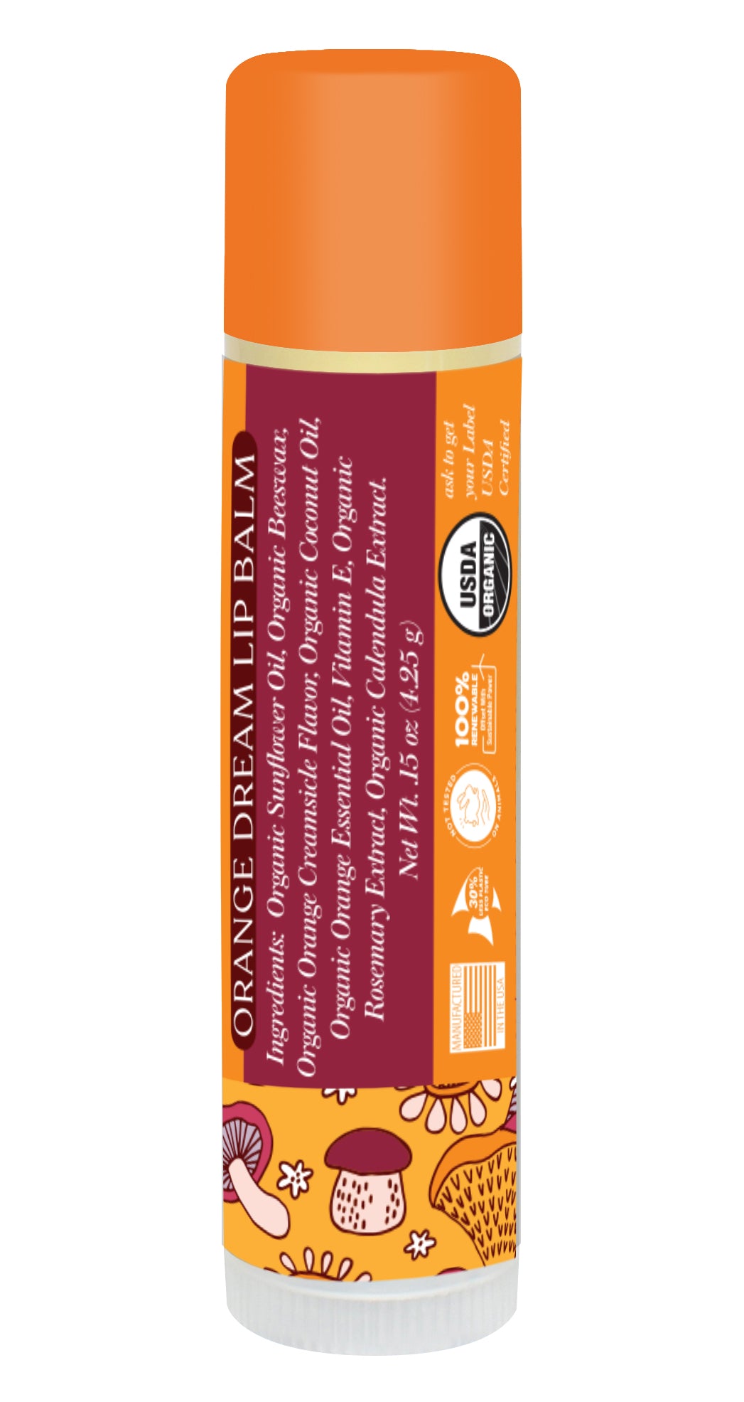 Orange Dream Lip Balm - PL139-USDA