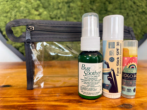 Outdoor Bundle (co-branded Bug Soother 1 oz. bottle, SPF30 Sunscreen Stick, SPF 15 Lip Balm)